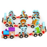 Wooden Toys Fruit Train for Kids
