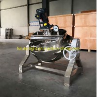Electric Heating Jacketed Kettle with Stirrer for Industry