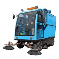 Fully Enclosed Riding Road Sweeper Outdoor School Electric Cleaner 700
