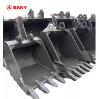 Sany Hydraulic Excavator Sy55-Sy465 Construction Machinery Durable Black Welding Iron Bucket Repair