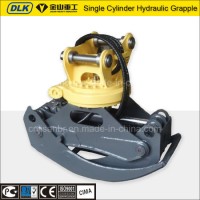 Excavator Hydraulic Rotating Grapple with Single Cylinder Light Weight