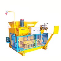 6A Full Mobile Hydraulic Concrete Cement Hollow Paving Brick Block Making Machine