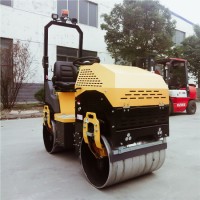 1 Ton Articulated Double Drum Vibration Road Roller Hydraulic Steering Compacting Machinery Compacto