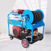 24HP Gasoline Petrol Engine 18MPa Sewer Drain Pipe Cleaner Water Jet Machine