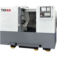High-End Slant Bed CNC Turning Lathe Tck50p with Taiwan Accessory