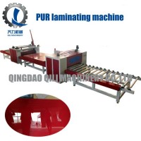 MDF Particle Board Fire-Proof Plate Making Machinery PUR Laminating Machine for Sale