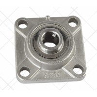 Square Flange Mounted Ball Bearing Units with Spherical Ball Bearing for Anti-Corrosion Working Situ