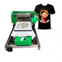 Customized A3 T-Shirt Digital Flatbed Printer Direct to Garment Printing Machine Factory Price Big P