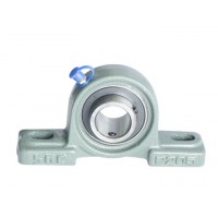 Pillow Block Bearing with Cast Iron Housing and Brass Nipple for Agricultural/Foodstuff/Textile/Cons