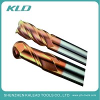 High Hardness HRC60 Cutter 4 Flute Tungsten Carbide Square End Mill and Ball End Mill for CNC Millin