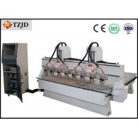 Multi-Head Engraving Cutting CNC Machine with Eight Spindles