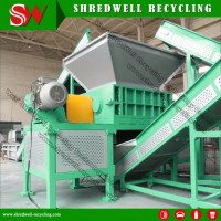 Double Shaft Tyre Crusher Recycling Waste/Scrap/Used Tire