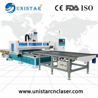 1325 Atc Tool Changer CNC Router Furniture Production Line for Cabinet Door