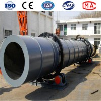 Rotary Drum Dryer for Fertilizer/Slime with Gas Burner