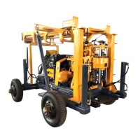 Wheels Drill Rig Portable Deep Water Rock Drilling Machines for Sale