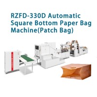 Fd-330d Autmatic High Speed Square Bottom Paper Bag Machine for Roll Raw Color Paper or Printing Rol