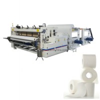 Factory Price Bathroom Toilet Roll Paper Product Rewinding Machine