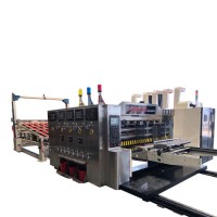 Factory Direct Sell High Speed Corrogated Cardboard Flexo Printer Slotter Die-Cutter with Stacker Ma