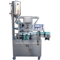 Fully Automatic Disposable Bubble Tea Plastic Cup Sealing Machine Paper Cup Sealing Machine