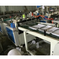 Non Woven Shoe Cabinet Roll to Sheets Cutting Machine with Embossing