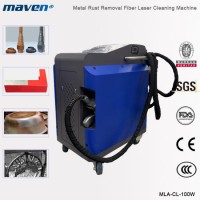 Portable Backpack Oil Metal Surface Rust Removal Fiber Laser Cleaning Machine Price for Paint Mold C