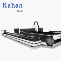 Kahan Factory Low Price CNC Fiber Laser Pipe and Tube Cutting Machine Laser Cutter 500W 3000mm*1500m