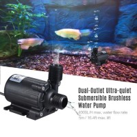 Bluefish Water Return Amphibious Pumps DC 24V Leakageproof Crafts Fountain Flow 1000L/H Brushless OE