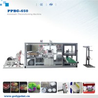 Auto Plastic PVC PS Pet PLA Milk Coffee Water Tea Cups Lid Food Bowl Box Container Tray Making Formi