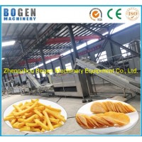 Potato Chips Production Line Capacity 500-1000kg Per Hour