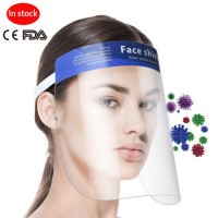 Protective Face Shield Visors  Ce Anti Spray Reusable Safety Clear Plastic Full Face Protection Shie