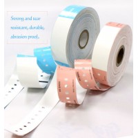 Medical Wristband Soft Silicone Heat Transfer Printing Disposable Wristbands Patient Identification