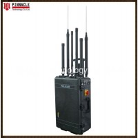 12 Antennas Portable High Power Ied VIP Convey Signal Jammer Vehicle 2g/3G//4G/5g/WiFi/UHF/VHF Signa