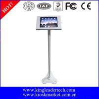 360 Degree Rotatable iPad Floor Stand Kiosk for Display