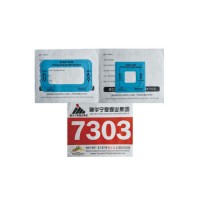 Disposable Custom Made Race Sport Event Logo Printed Number Bib with RFID Tag for Marathon Running T