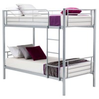 Twin Metal Bunk Beds-Twin Over Twin Bunk Bed Frame-for Kids/Teens/Adults/Children with Detachable La