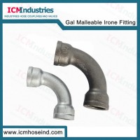 UL Malleable Iron Pipe Fitting FF Bend Fro Pipeline Holding Oil