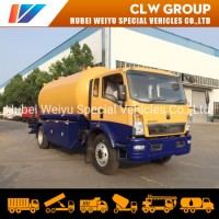 Rhd HOWO 15000liters LPG Dispenser Truck 7tons 5tons Propane Gas Refueller Truck for Bangladesh