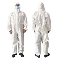 Nonwoven Protection Suit Disposable Coverall Full Body Biological Virus Protective Safety Clothing