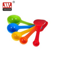 Haixing Multicolor 1.25ml/1.65ml/2.5ml/5ml/7.5ml/15ml 5PCS Plastic Measuring Spoon