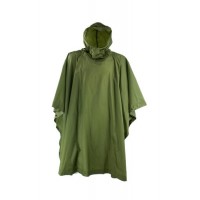 Military Army Olive Rip-Stop Waterproof Poncho