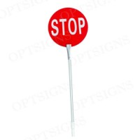 G102305 Construction Road Speed Control Zone Stop Slow Paddle Reflective Security Warning Traffic Si