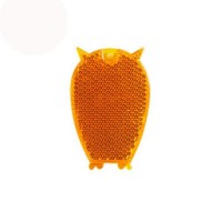 Children Safety Reflectors Owl Shaped Christmas Gifts Plastic Keychain Kw105