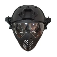 Tactical Police Use Polyethylene Military and Army Safety Anti Riot Helmet with Face Mask