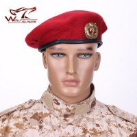 Top Quality Wool Special Forces Military Berets Caps Mens Army Woolen Beanies Outdoor Breathable Sol