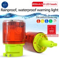 Completely Waterproof Solar Warning Light Special for Water and Sea. Rainproof Waterproof Warning La