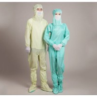 Mesh Dust-Proof Clothing Factory Clothing  Hooded and Masked One-Piece Clean Room Anti-Static Clothi