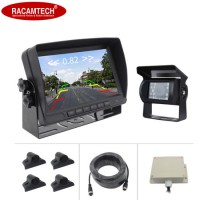7 Inch Rearview/Rear View/Reversing Monitor Camera System with Visual Radar/Detection for Car/Bus/Tr
