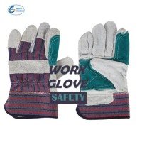 Leather Safety Welding Gloves  Cowhide Thickened Durble Work Gloves