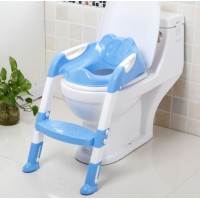 Height Adjustable Baby Children Potty Training Toilet Seat  Baby Kids Potty Chair with Ladder Step S