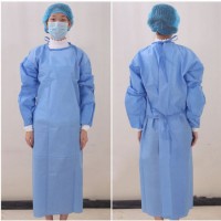 Fast Delivery Hot Sale Disposable Non-Woven Professional Protective Surgical Gown with Ce and FDA Ce